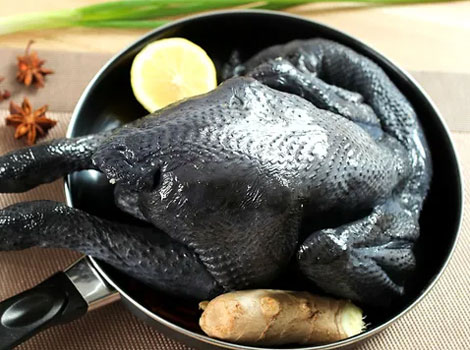 金寨原生態(tài)散養(yǎng)五黑雞